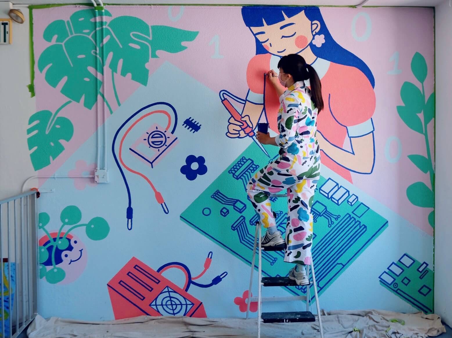 Noisebridge Mural